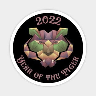 Pastel Abstract Year of the Tiger 2022 Magnet